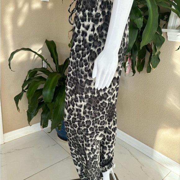 l love Pants - L Love  Gray and Black Track Pants with Tapered Leg Design
